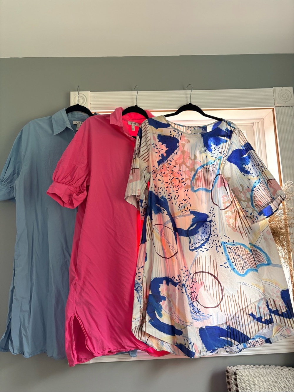 COS Light Blue, Pink and Multi Color Tunics